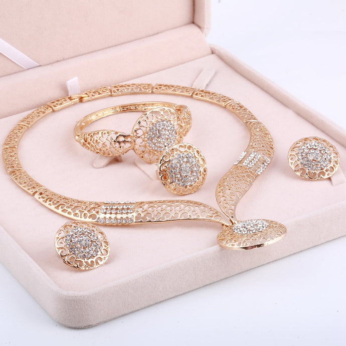 Elegant Cultural Gold Jewelry Sets