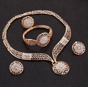 Elegant Cultural Gold Jewelry Sets