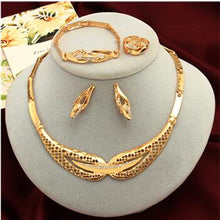 Load image into Gallery viewer, Elegant Cultural Gold Jewelry Sets