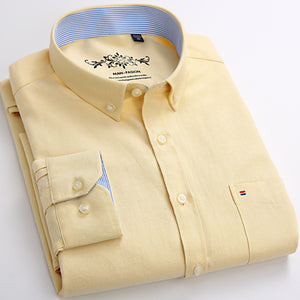 Oxford Long Sleeve Dress Shirt with Left Chest Pocket