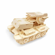 Load image into Gallery viewer, 3D Wooden Vehicles Puzzles