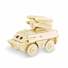 Load image into Gallery viewer, 3D Wooden Vehicles Puzzles