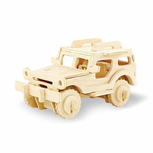 Load image into Gallery viewer, 3D Wooden Vehicles Puzzles