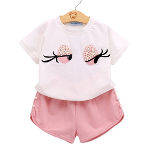 Humor Bear Girls Clothing Set - Various