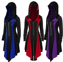 Load image into Gallery viewer, Vintage Renaissance Gothic Medieval Hooded Costume M-5XL