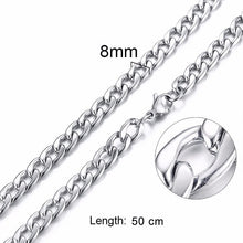 Load image into Gallery viewer, Unisex Stainless Steel Chain Link-Silver/Gold Filled Solid Necklace Choker