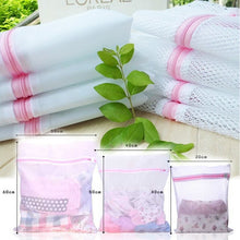 Load image into Gallery viewer, 3 Sizes Zippered Mesh Laundry Wash Bags