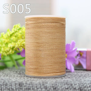 0.55mm Waxed Thread String for Leather Sewing, Leather String Leather Thread