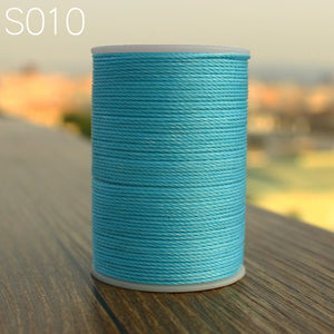 0.55mm Waxed Thread String for Leather Sewing, Leather String Leather Thread