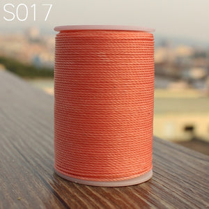 0.55mm Waxed Thread String for Leather Sewing, Leather String Leather Thread