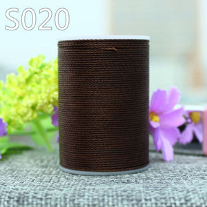 0.55mm Waxed Thread String for Leather Sewing, Leather String Leather Thread