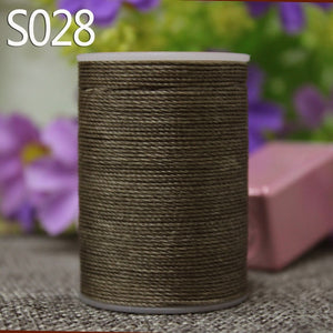 0.55mm Waxed Thread String for Leather Sewing, Leather String Leather Thread