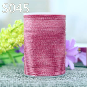 0.55mm Waxed Thread String for Leather Sewing, Leather String Leather Thread