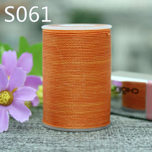 0.55mm Waxed Thread String for Leather Sewing, Leather String Leather Thread