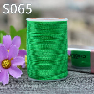 0.55mm Waxed Thread String for Leather Sewing, Leather String Leather Thread