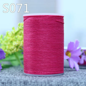 0.55mm Waxed Thread String for Leather Sewing, Leather String Leather Thread