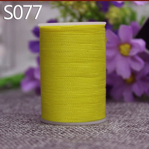 0.55mm Waxed Thread String for Leather Sewing, Leather String Leather Thread