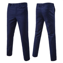 Load image into Gallery viewer, Left ROM Men Fashion Boutique Cotton Solid Color Official Business Pants