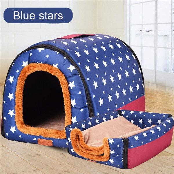 Comfortable Foldable Dog House/Bed Sizes S-XL