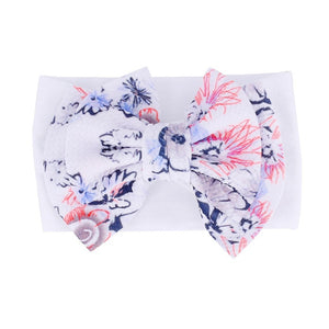 BalleenShiny Newborn Baby Elastic Florals Headband